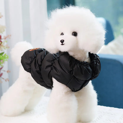 Winter Padded Puppy Cat Coat Jacket For Small Medium Dogs