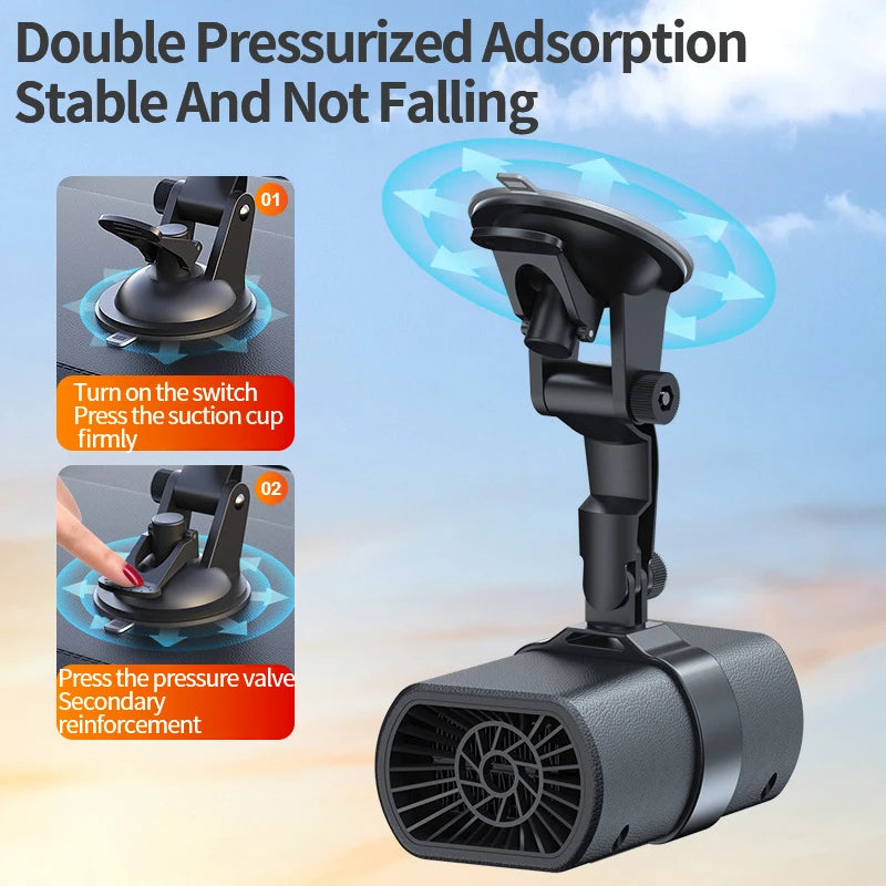 Winter Car Warm Air Blower Electric Heater High-Power Car Heating Heater Car Defrosting Snow Removal And Fog Removal