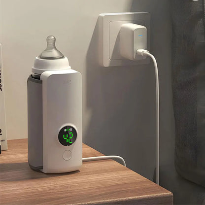 Rechargeable Portable Baby Bottle Warmer– Fast Heating, Travel-Friendly Design