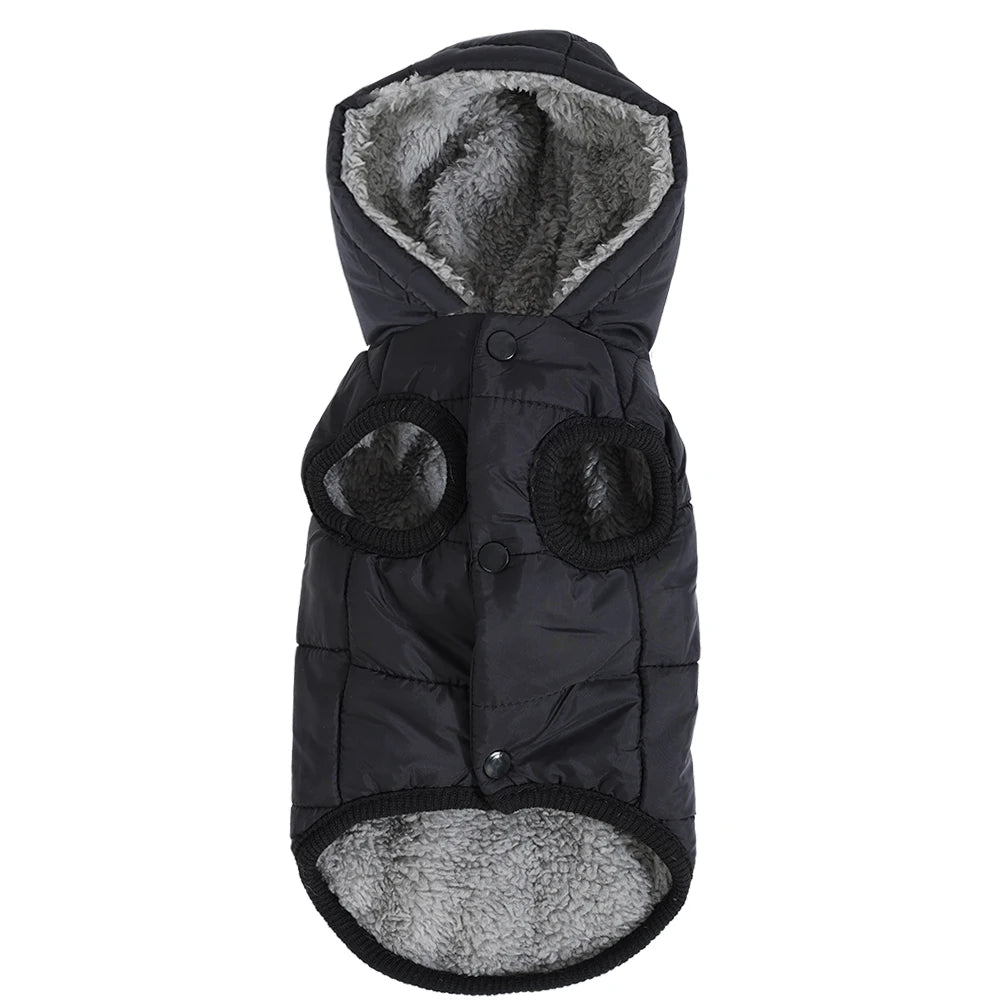 Dog Winter Clothes Warm Pet Thicken Fleece Vest Comfortable Puppy Waterproof Hoodies For Dogs Cats Chihuahua Yorkshire Supplies