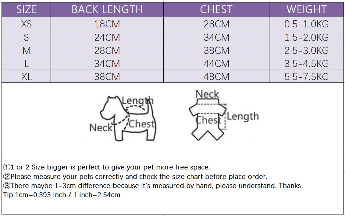 Warm Soft Cat/dog Coat Fashion Jacket Winter