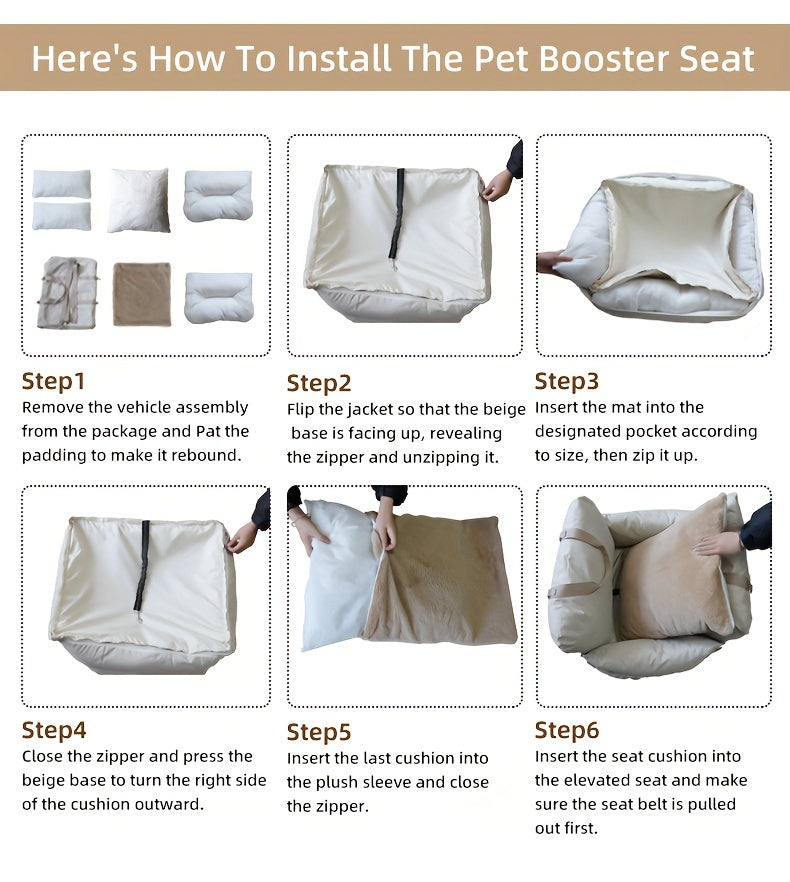 cozy and comfortable dog /cat seat cover